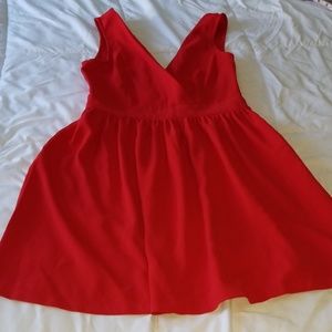 Red H&M dress